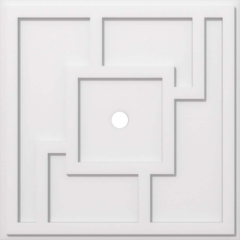 1 in. P X 9-3/4 in. C X 28 in. OD X 2 in. ID Knox Architectural Grade PVC Contemporary Ceiling Medallion price history on PriceWatchPro