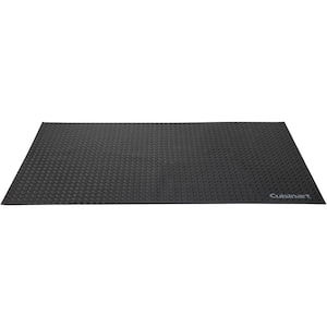 65 in. Premium Deck and Patio Grill Mat in Black