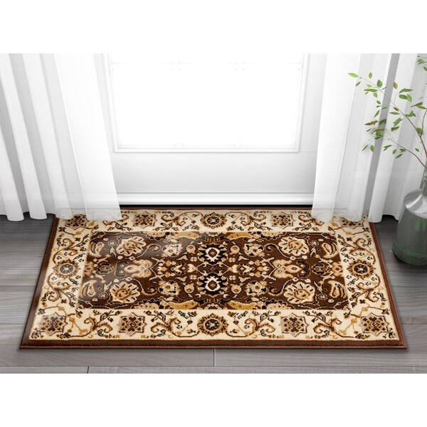 Well Woven Persa Tabriz 2 ft. 3 in. x 3 ft. 11 in. Traditional