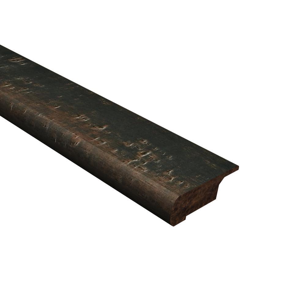 CALI BAMBOO Vintage Port 13/16 in. T x 3-1/4 in. W x 72 in. L Solid Bamboo Overlap Stair Nose Molding, Dark