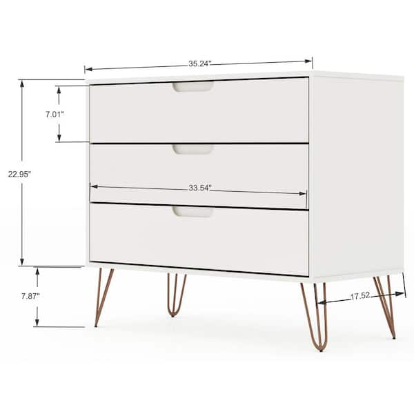 Manhattan comfort rockefeller 3 deals drawer dresser