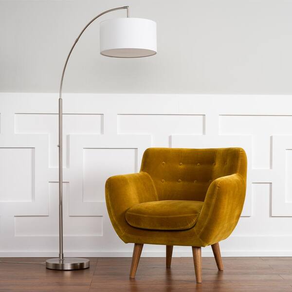 rhodes mid century modern tufted armchair