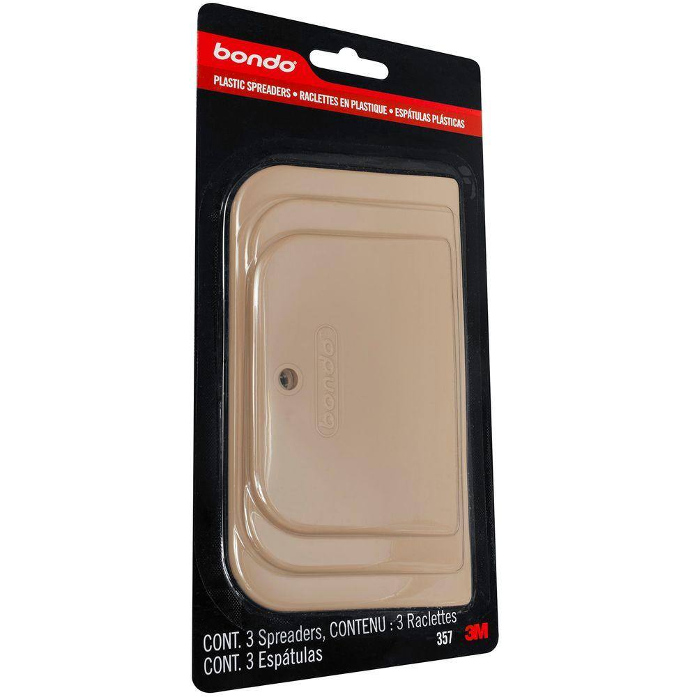 3m Bondo Plastic Spreaders 3 Pack 0357 The Home Depot