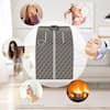 Costway 1-Person Electric Heater Portable Steam Sauna w/ 9-Gear Adjustable  Temperature and Herbal Box Gray BA7634US-GR - The Home Depot