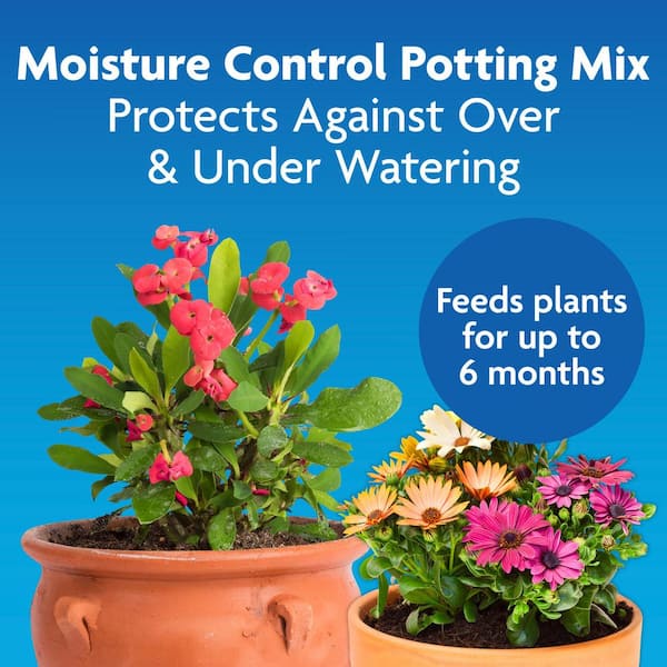Miracle-Gro Moisture Control 50 qt. Potting Soil Mix 70190430 - The Home  Depot