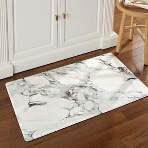 Cook N Comfort Marble Gray 20 in. x 36 in. Anti Fatigue Kitchen Mat