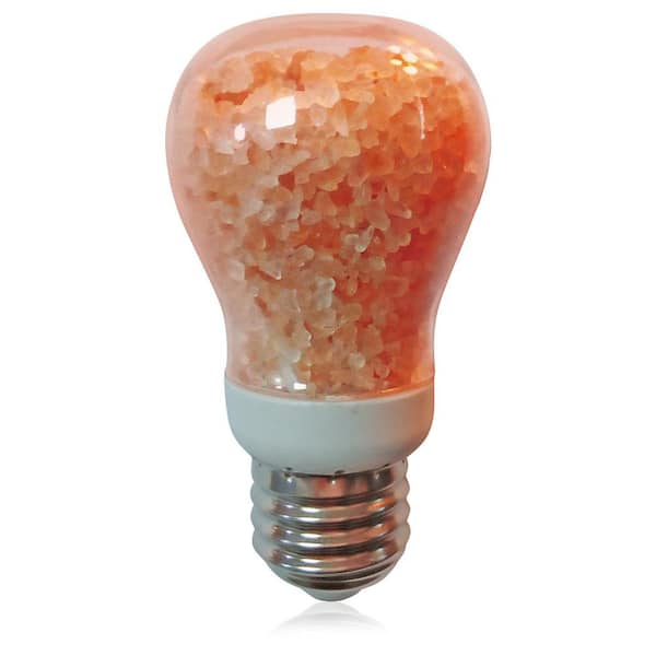 Photo 1 of 4.8 in. Pink Salt LED Light Bulb Indoor Himalayan Salt Lamp Bulb