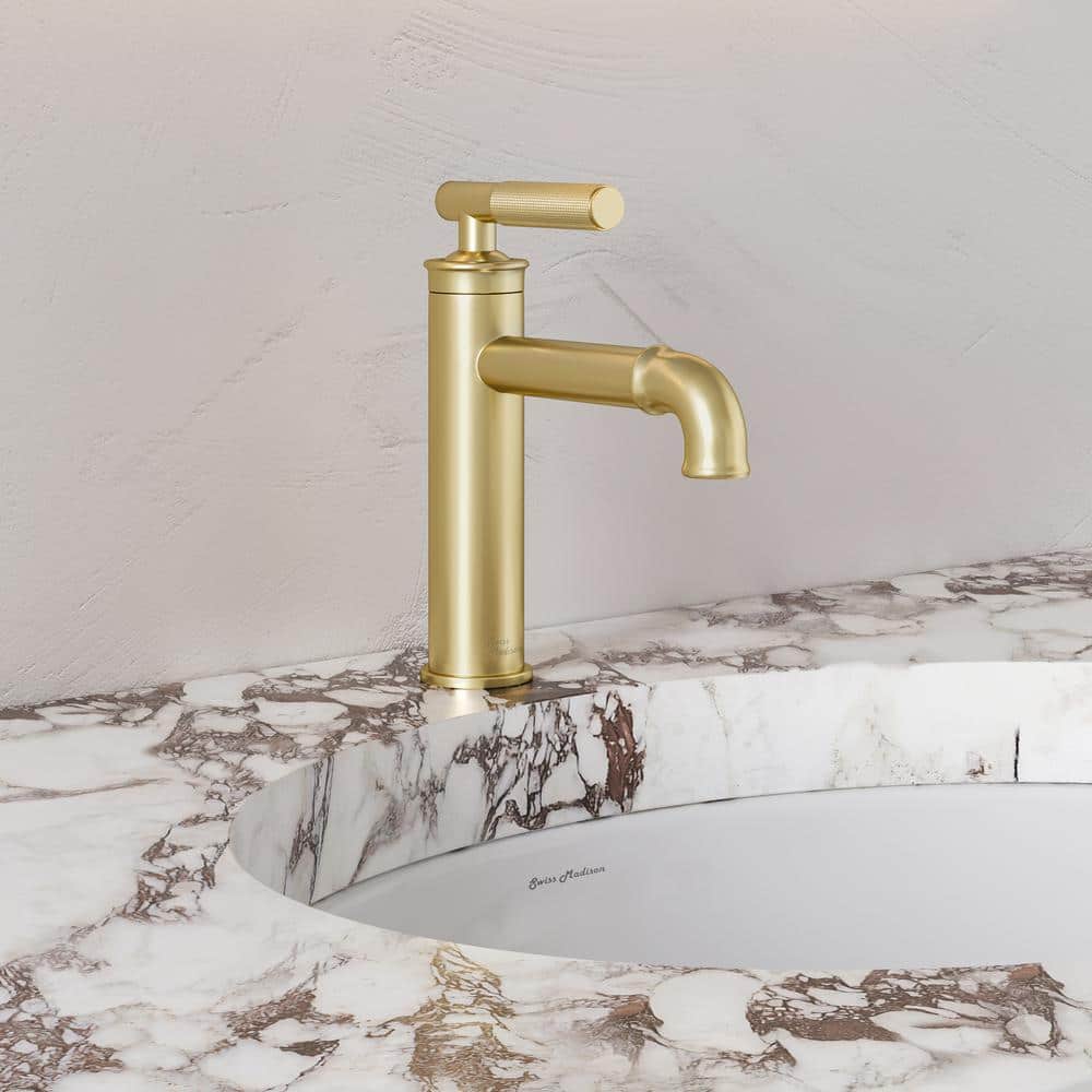 Avallon Brushed Gold Single-Handle Bathroom Faucet