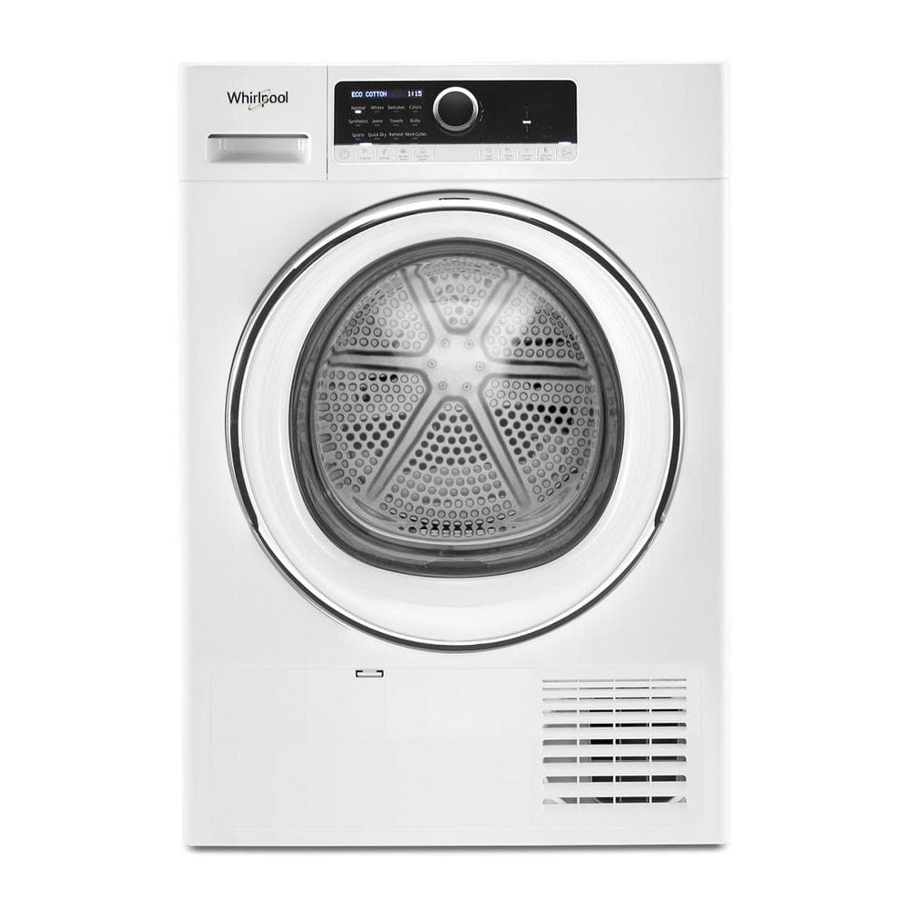 4.3 cu.ft. 240-Volt Stackable Electric ventless Dryer in White, ENERGY STAR