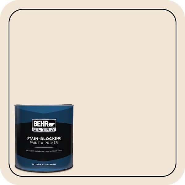 BEHR ULTRA 1 qt. #HDC-FL14-1 Spooky Ghost Satin Enamel Exterior Paint & Primer