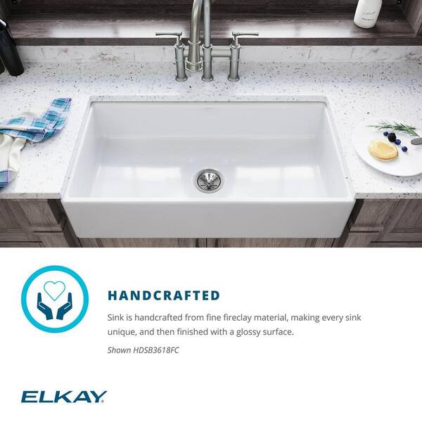Burnham White Fireclay 36 in. Single Bowl Farmhouse Apron Kitchen Sink Burnham White Fireclay 36 in. Single Bowl Farmhouse Apron Kitchen Sink