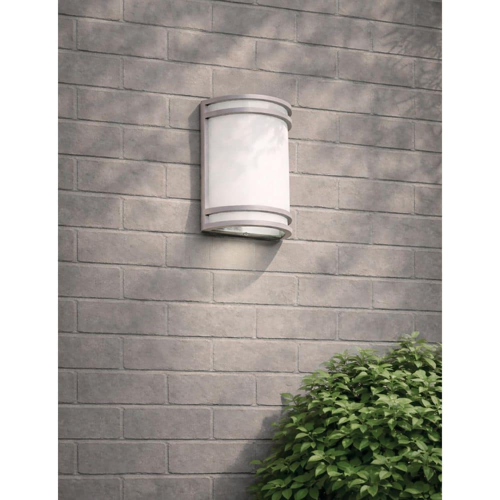 Ventura Gray Outdoor Sconce 9.9 in. Hardwired with Integrated LED price history on PriceWatchPro