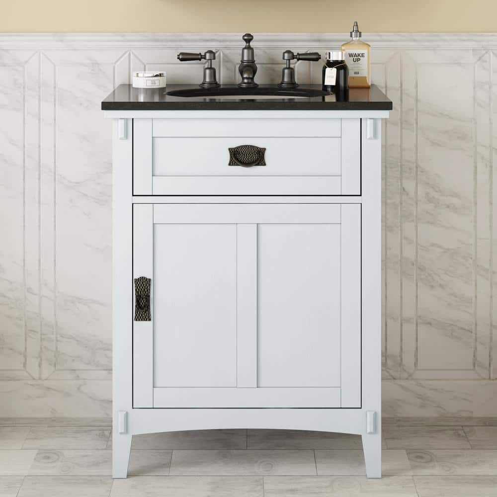 Home Decorators Collection Artisan 26 in. Single Sink White