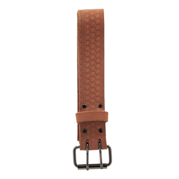 BUCKET BOSS 2 in. Classic Series Saddle Leather Extra Large Work Tool Belt (Waists 37 in. to 56 in.)