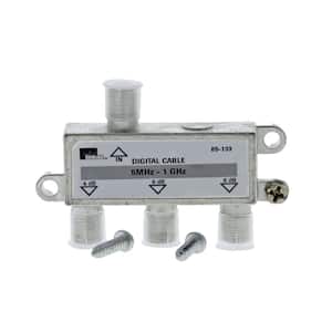 5 MHz - 1 GHz 3-Way High-Performance Cable Splitter (Standard Package, 3 Splitters)