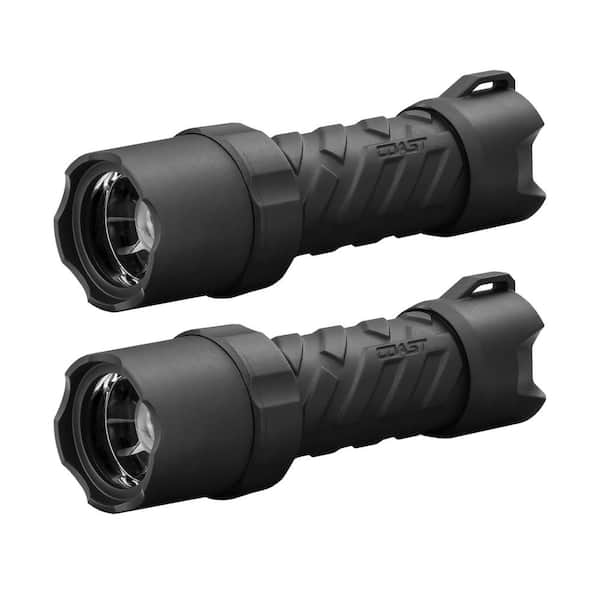 Coast Polysteel 400 Stormproof 440 Lumen Focusing LED Flashlight, 2-Pack
