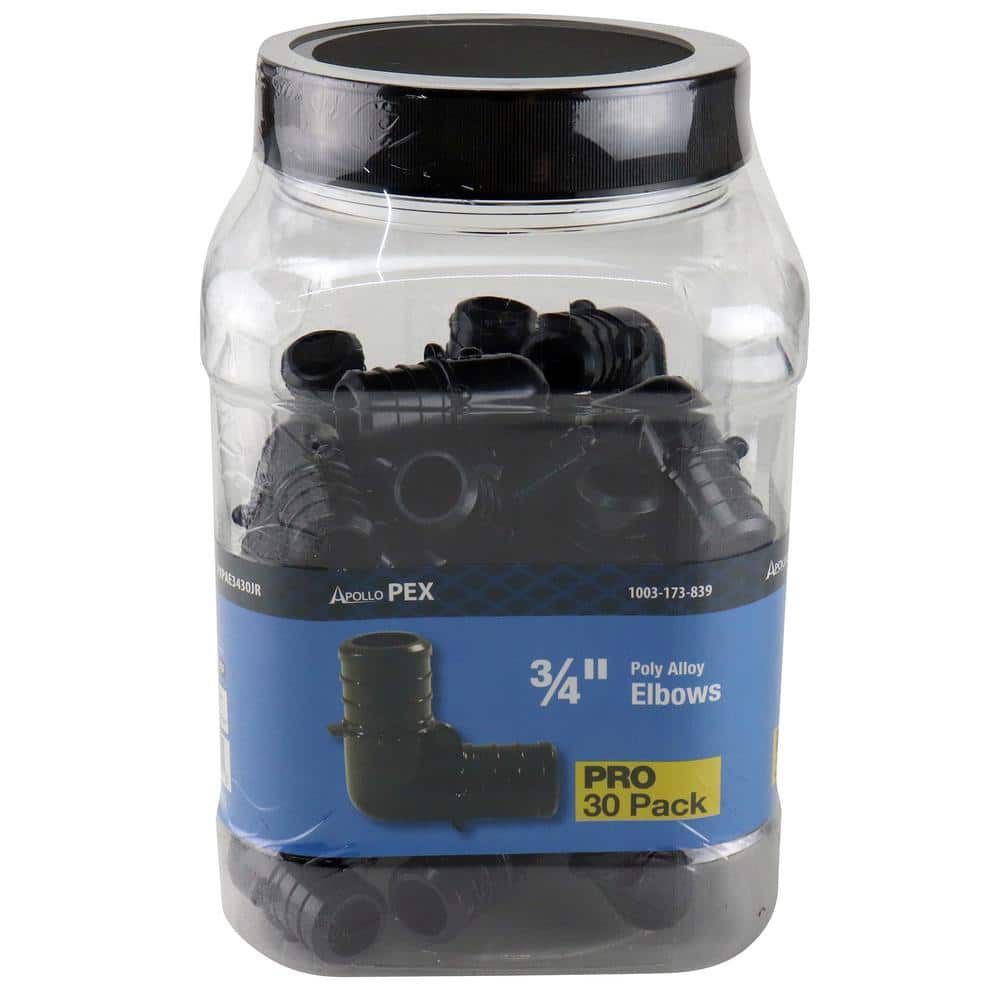 3/4 in. Plastic PEX-B Barb 90-Degree Elbow Pro Pack (30-Pack) price history on PriceWatchPro