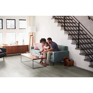 Catalina Ice 8 in. x 48 in. Polished Porcelain Wood Look Floor and Wall Tile (10.66 sq. ft./Case)