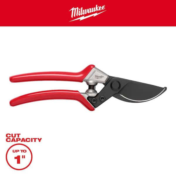 1 in. Cut Capacity High Carbon Steel Blade Bypass Hand Pruner