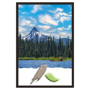 Carlisle Espresso Narrow Wood Picture Frame Opening Size 20 x 30 in.