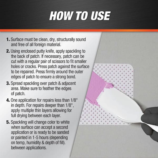 DryDex 8 oz. Wall Repair Patch Kit