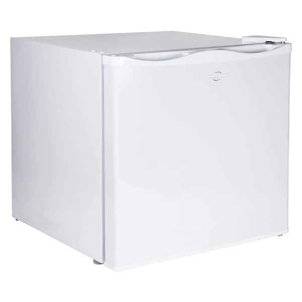 Koolatron Mini Upright Freezer 1.2 cu. ft.. (34L) White, Manual Defrost, Flat Back, Reversible Door
