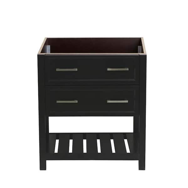 Amluxx Milan 31 in. W x 22 in. D Bath Vanity Cabinet Only in Espresso