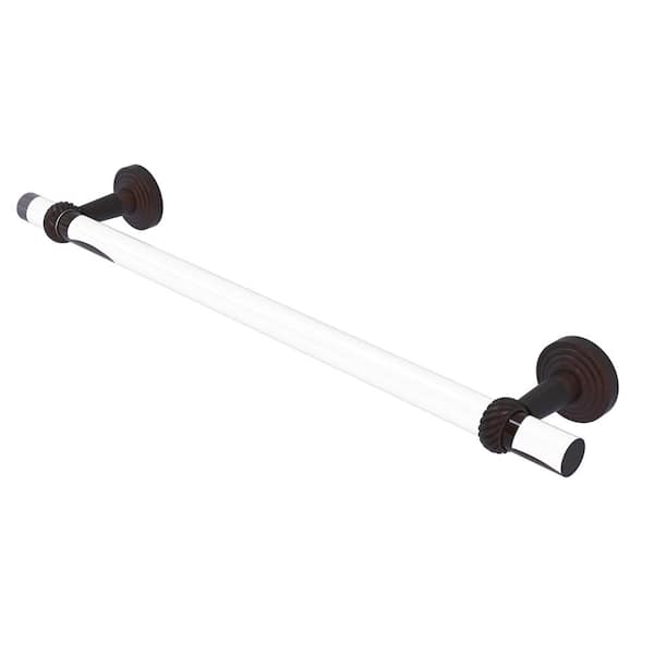 Allied Brass Pacific Beach Collection 18 in. Wall Mounted Towel Bar with Twisted Accents in Venetian Bronze