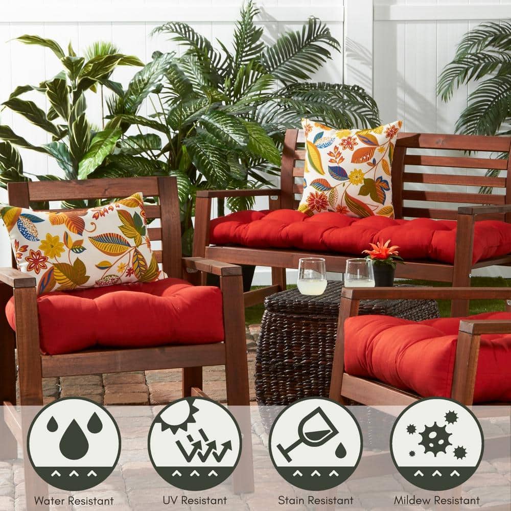 Esprit Floral Square Kids Outdoor Accent Pillow Set