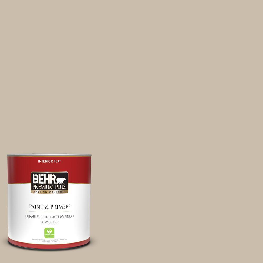 BEHR PREMIUM PLUS 1 qt. T138 Matrix Flat Low Odor Interior Paint