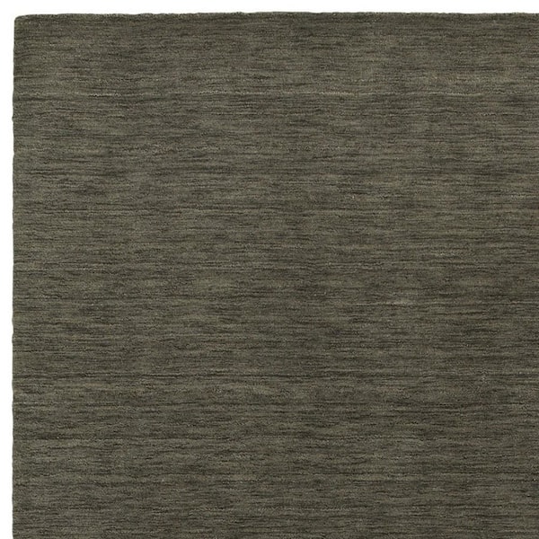 6 X 9 Charcoal Solid Color Washable Area Rug Runner Rug