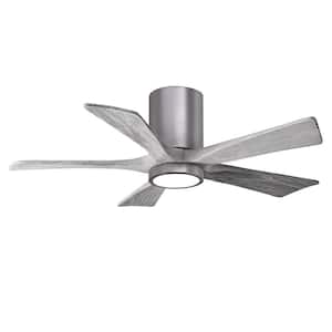 Irene-5HLK 42 in. Integrated LED Indoor/Outdoor Pewter Ceiling Fan with Remote and Wall Control Included