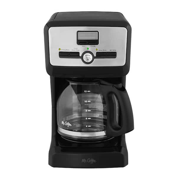 Mr. Coffee 12-Cup Black Coffee Maker Programmable
