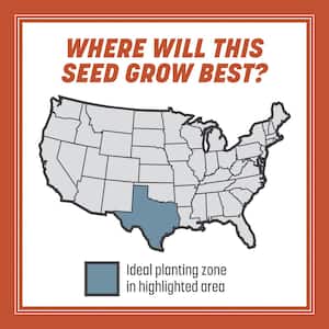 Smart Seed 8.75 lbs. Texas Bermudagrass Grass Seed and Fertilizer