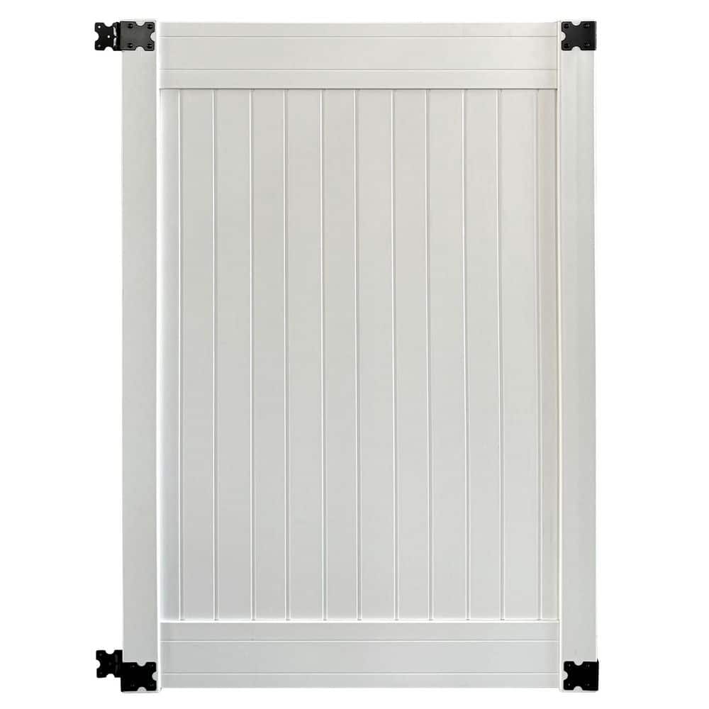4 ft. W x 6 ft. H White Unassembled Vinyl Ivory Fence Gate price history on PriceWatchPro