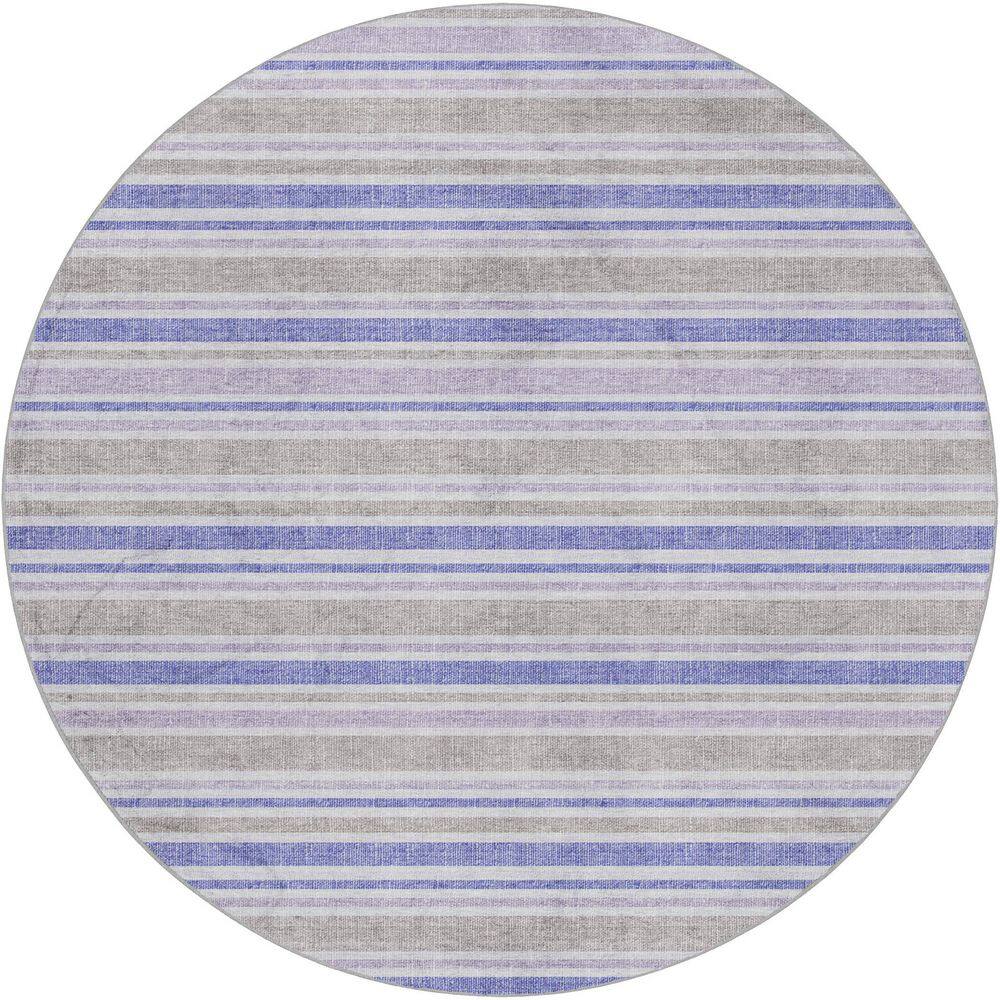 Dream Shag Premium Machine Washable Abstract ADS531 Navy 8 ft. x 8 ft. Round Rug price history on PriceWatchPro