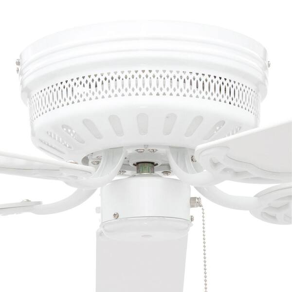 Progress Lighting AirPro Hugger 52 in Indoor White Ceiling Fan 