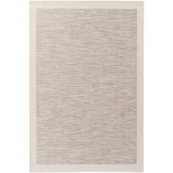 Livabliss Evonne Taupe 8 ft. x 11 ft. Indoor/Outdoor Patio Area Rug