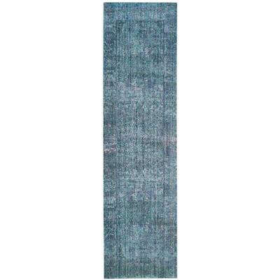 SAFAVIEH Mystique Purple/Multi 4 ft. x 6 ft. Border Area Rug MYS920K-4