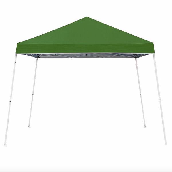 Z-SHADE Green Instant Shade 10 ft. x 10 ft. Angled-Leg Portable Canopy