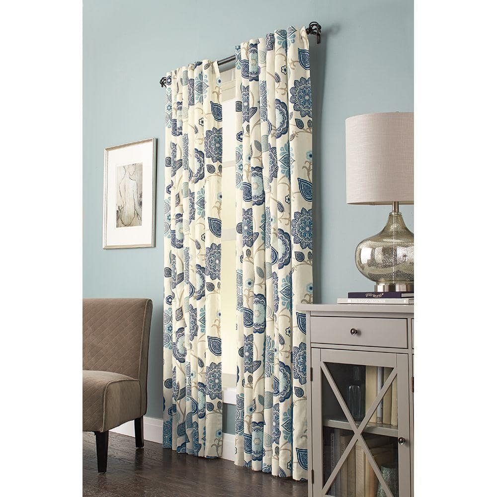 Back Tab Room Darkening Curtain - 54 