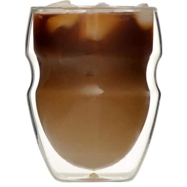 Ozeri Serafino Double Wall 16 oz Iced Tea and Coffee Glasses - Set