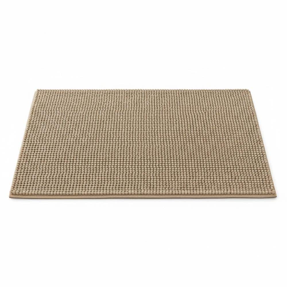 Beige 19 in. x 30 in. Indoor/Outdoor Dirt Trapper Door Mat
