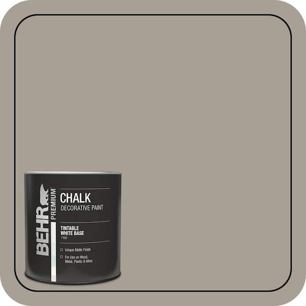 1 qt. #PPU24-09 True Taupewood Interior Chalk Decorative Paint