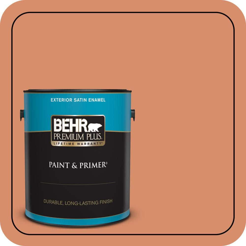 1 gal. #MQ4-38 Balcony Sunset Satin Enamel Exterior Paint & Primer price history on PriceWatchPro