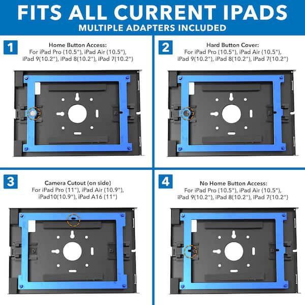 mount-it! Anti-Theft Tablet Kiosk with Document Holder for iPad