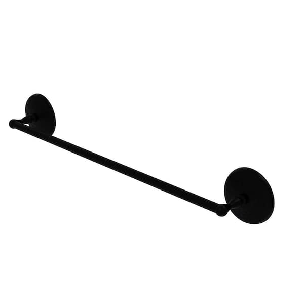Allied Brass Monte Carlo Collection 30 in. Wall Mounted Towel Bar in Matte Black