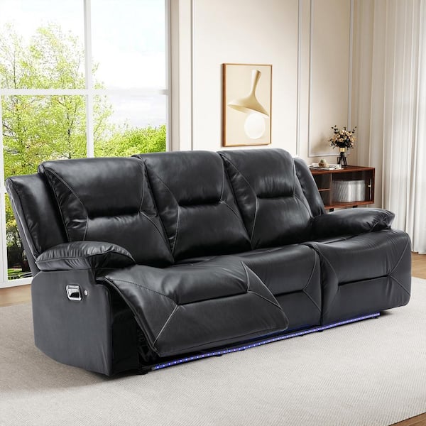 Square arm reclining sofa hotsell