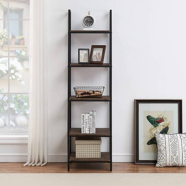 Dropship Bookshelf; Ladder Shelf; 4 Tier Tall Bookcase; Modern Open Book  Case For Bedroom; Living Room; Office (Brown) to Sell Online at a Lower  Price