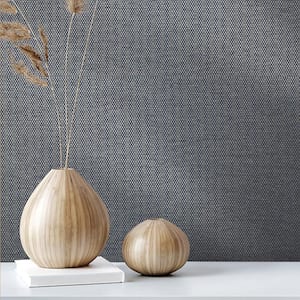 Argent Deep Navy York High Performance Textile Wallcovering